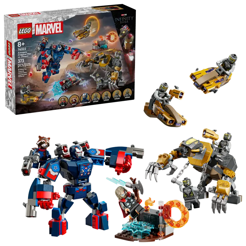 LEGO Marvel Super Heroes Avengers: Endgame Thor vs. Chitauri