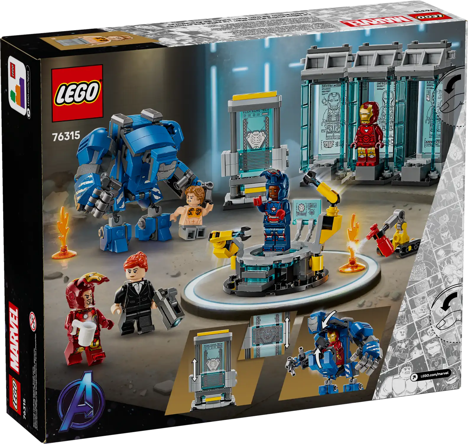 LEGO Marvel Super Heroes - Iron Mans Laboratory Hall of Armor