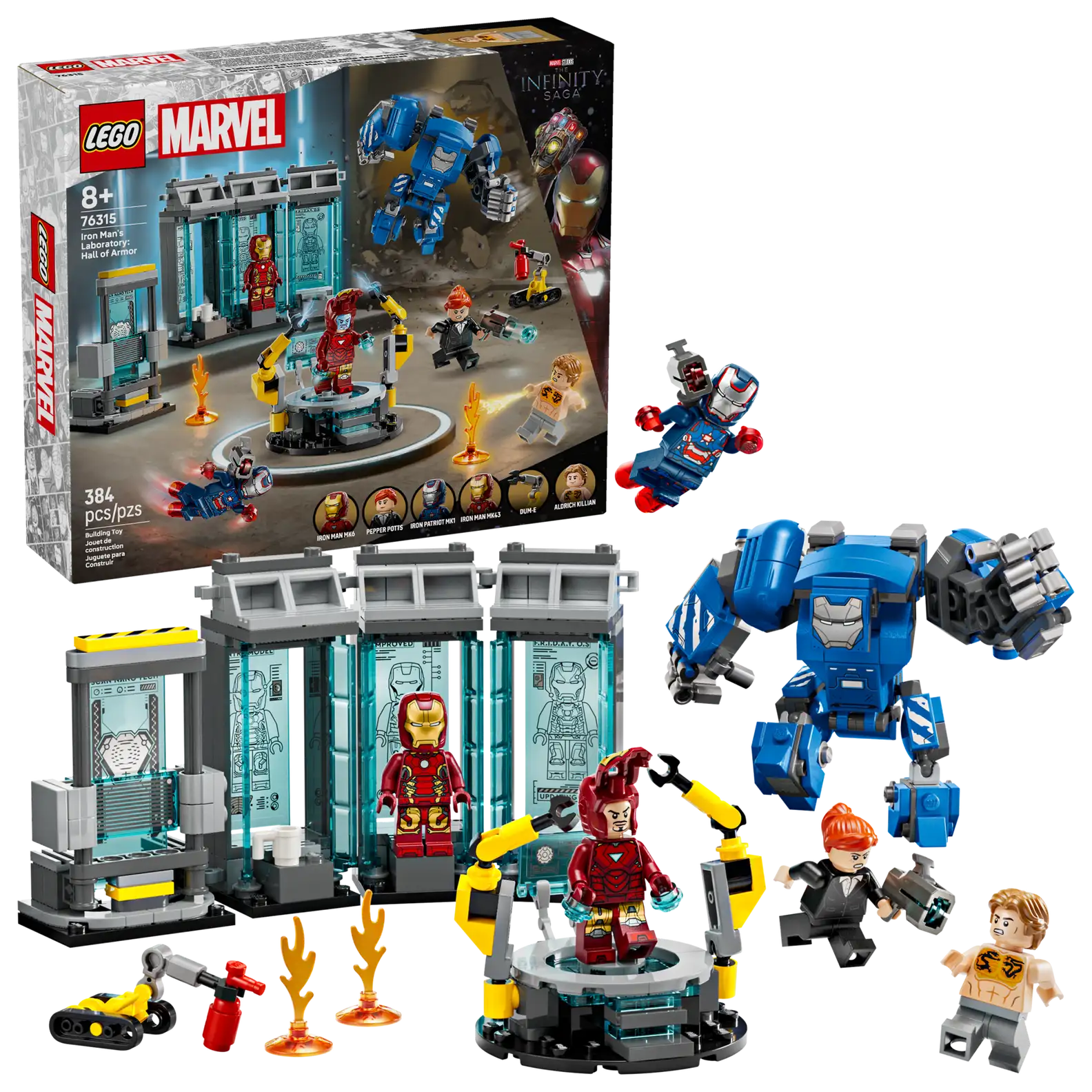 LEGO Marvel Super Heroes - Iron Mans Laboratory Hall of Armor