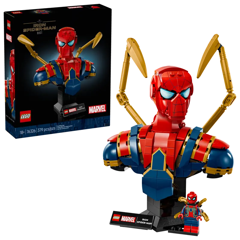 Lego Marvel Super Heroes Iron Spider-Man Bust