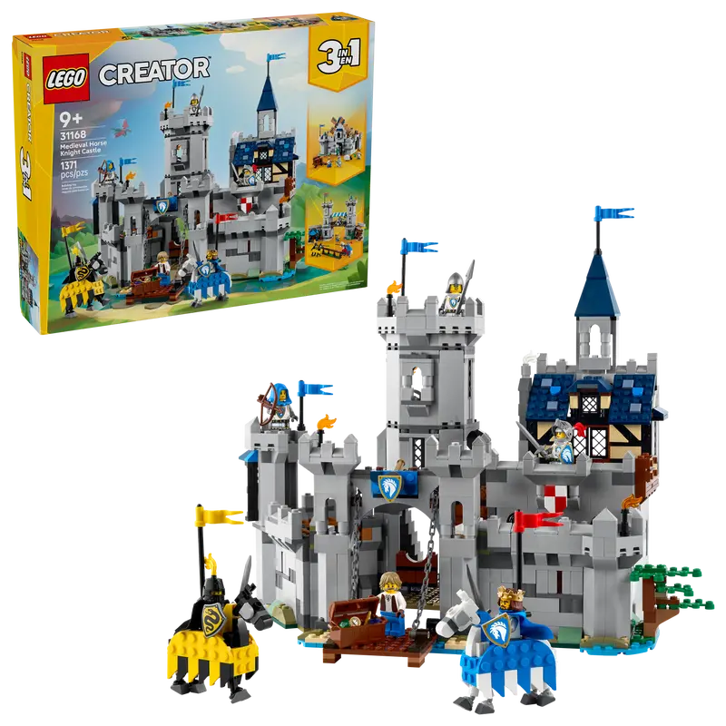 Lego Medieval Horse Knight Castle