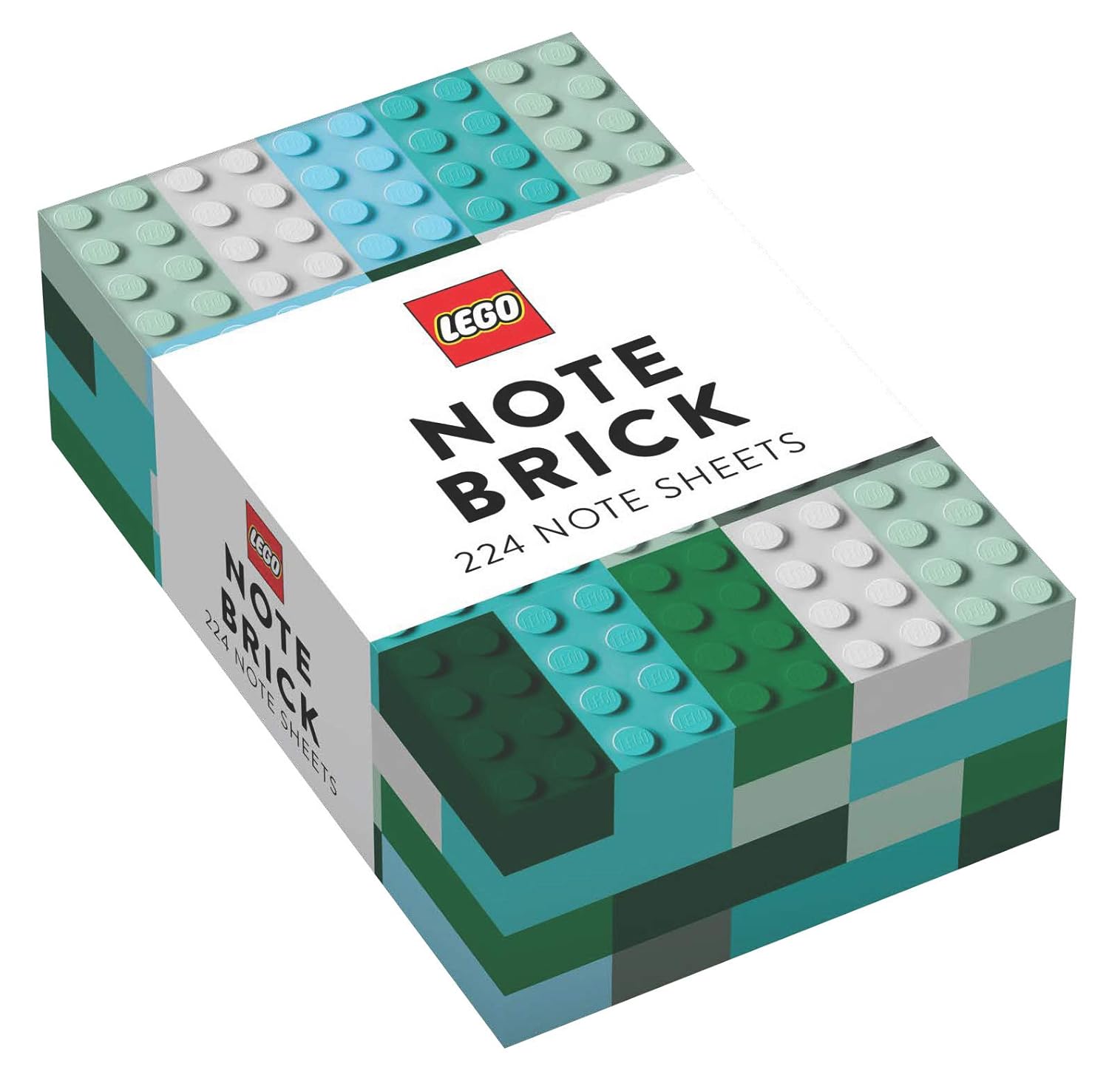 LEGO Memo Pad Box - Note Brick 224 Sheets (Blue-Green)