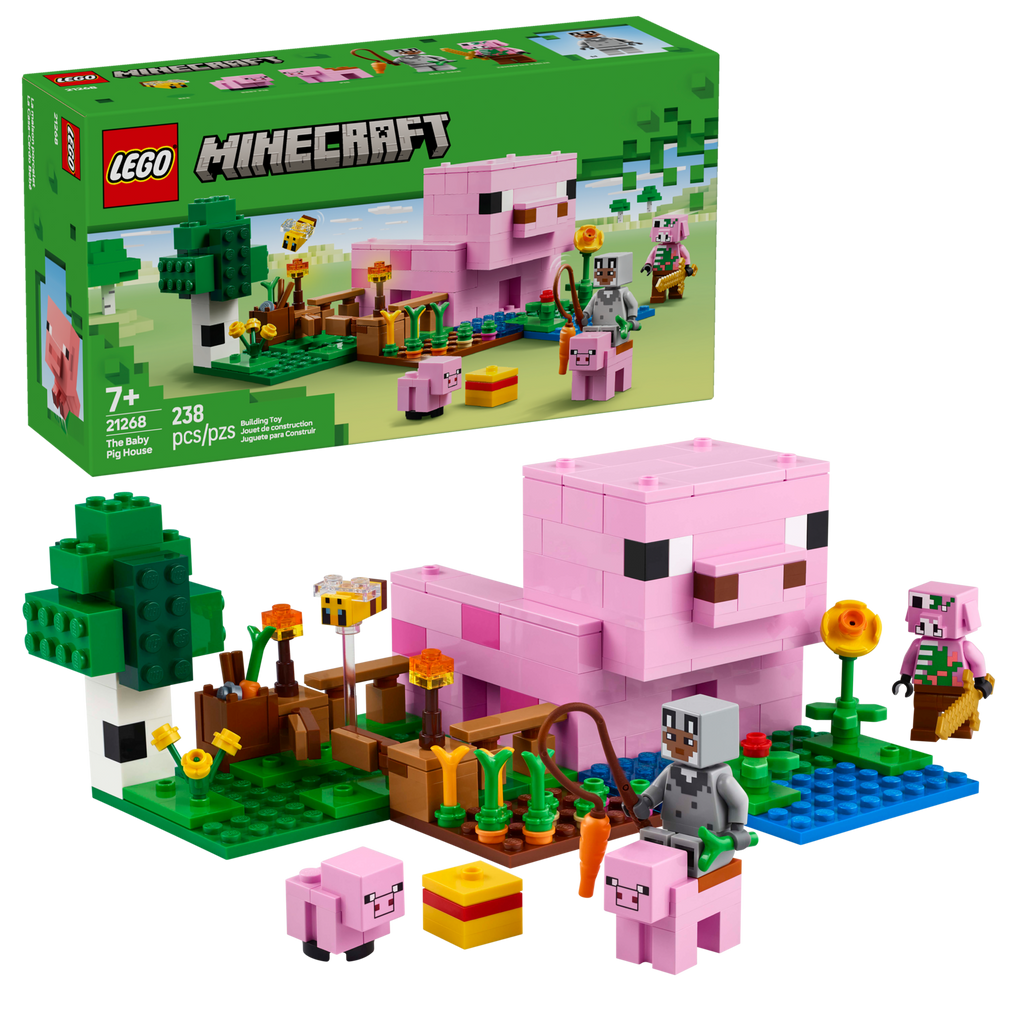 LEGO Minecraft The Baby Pig House 21268