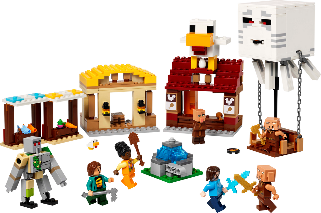 LEGO Minecraft The Ghast Balloon Village Attack 21273