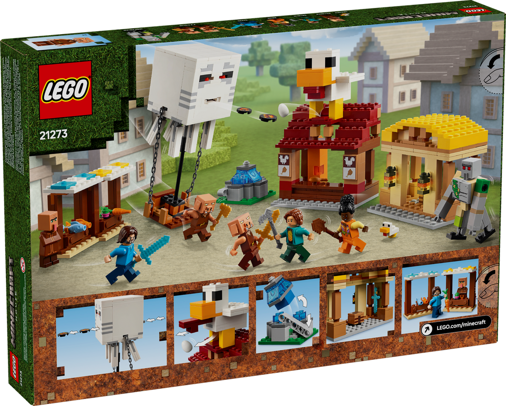 LEGO Minecraft The Ghast Balloon Village Attack 21273
