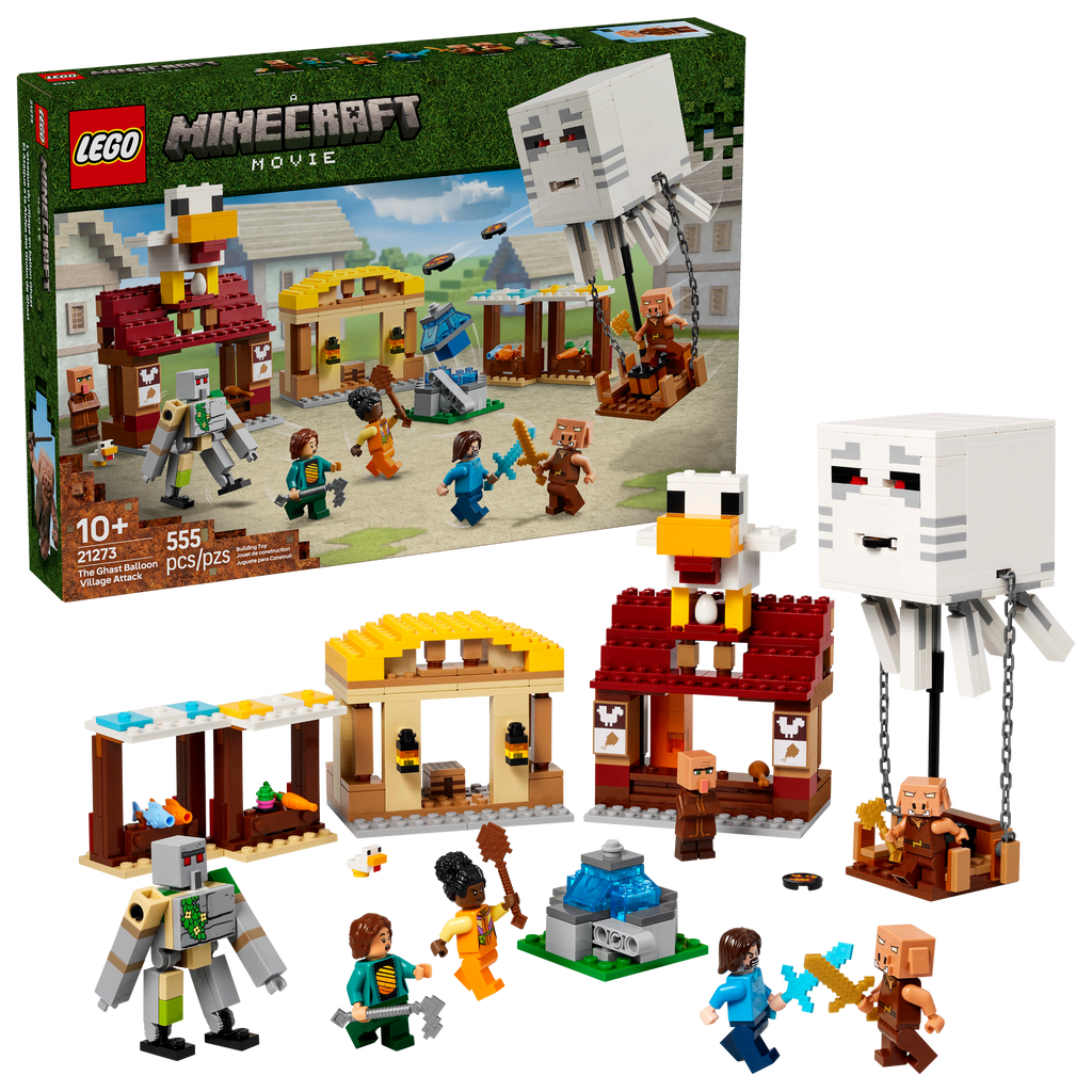 LEGO Minecraft The Ghast Balloon Village Attack 21273