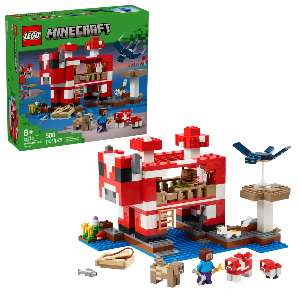 LEGO Minecraft The Mooshroom House 21270