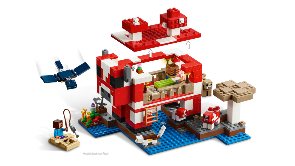 LEGO Minecraft The Mooshroom House 21270