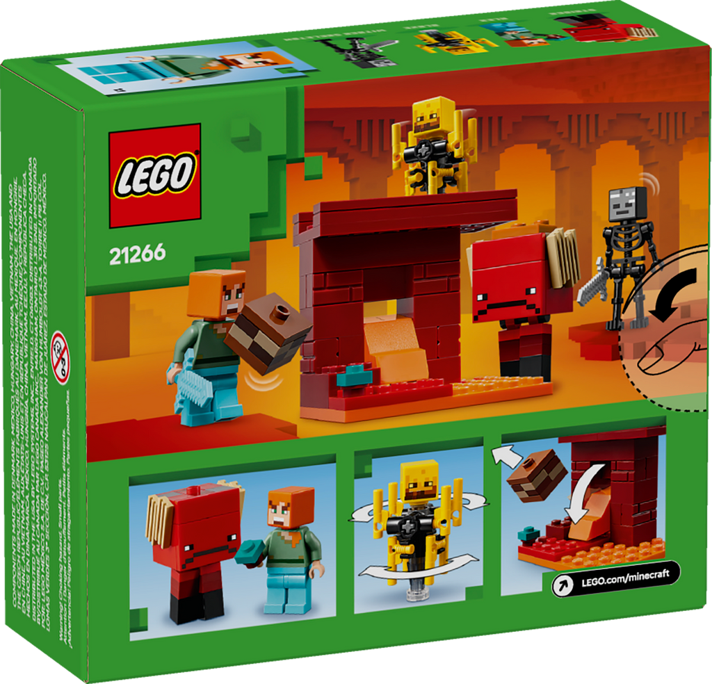 LEGO Minecraft The Nether Lava Battle 21266