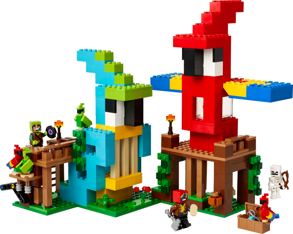 LEGO Minecraft The Parrot Houses 21282