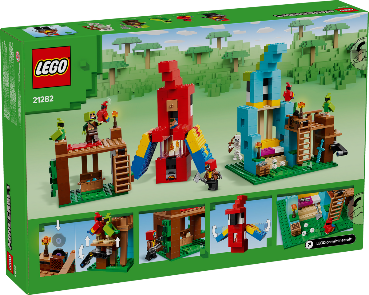 LEGO Minecraft The Parrot Houses 21282