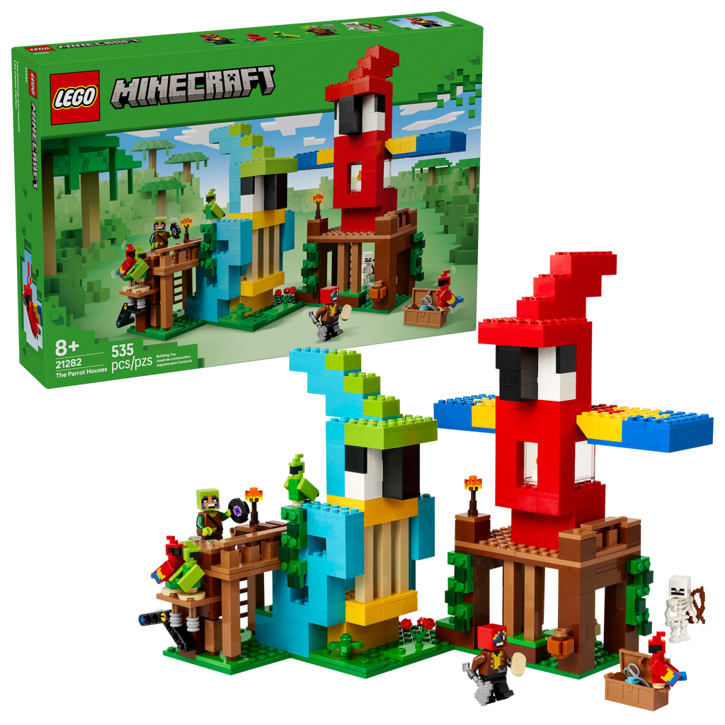 LEGO Minecraft The Parrot Houses 21282