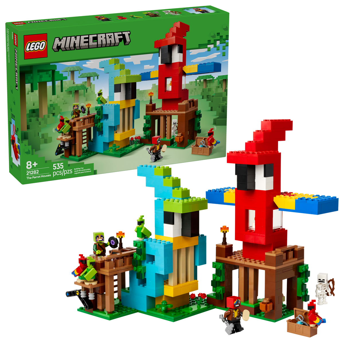 LEGO Minecraft The Parrot Houses 21282