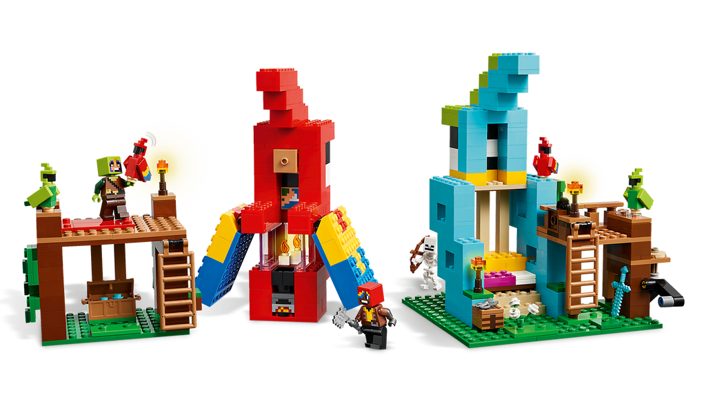 LEGO Minecraft The Parrot Houses 21282