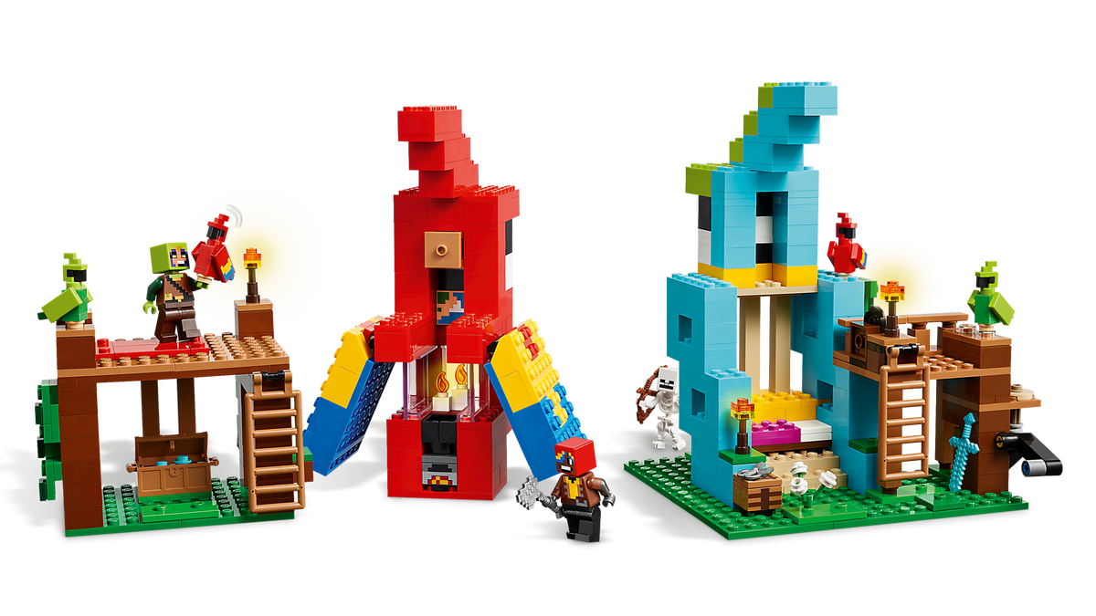 LEGO Minecraft The Parrot Houses 21282