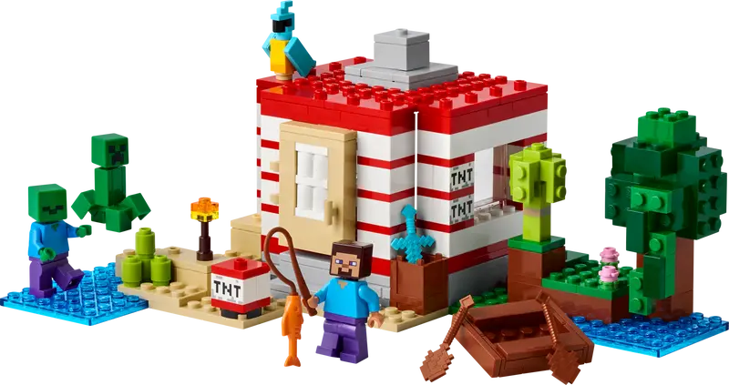 LEGO Minecraft - The TNT Jungle House