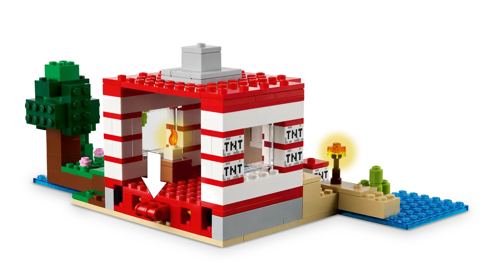 LEGO Minecraft - The TNT Jungle House