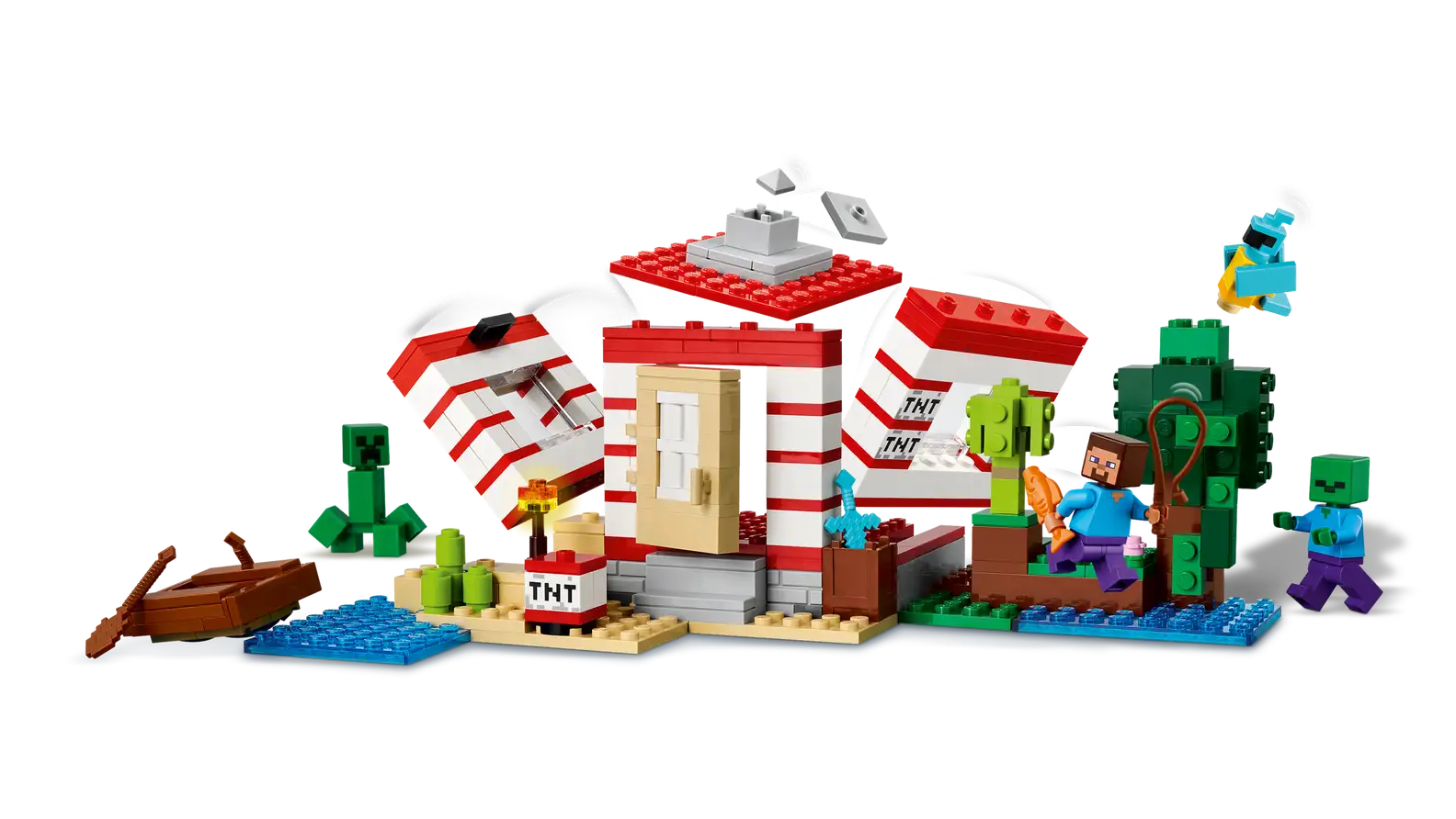LEGO Minecraft - The TNT Jungle House