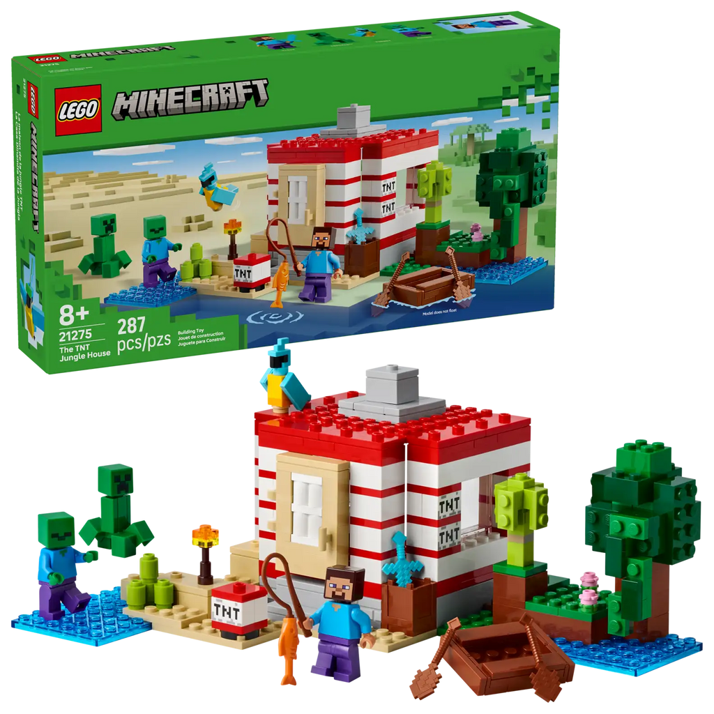 LEGO Minecraft - The TNT Jungle House