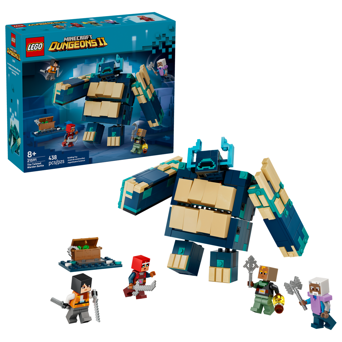 LEGO Minecraft The Twisted Warden Battle 21591