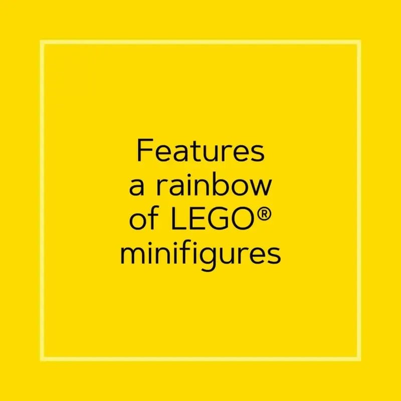 LEGO Minifigure Rainbow 1,000 Piece Puzzle