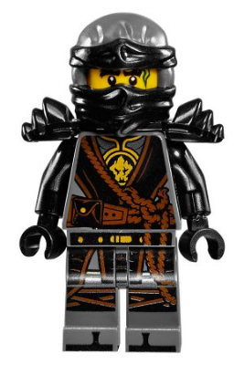 LEGO NINJAGO Cole The Hands of Time Black Armor njo0280