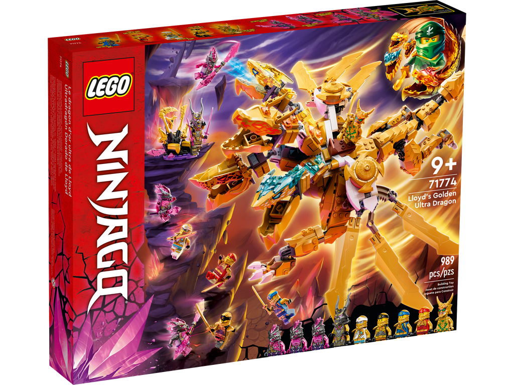 LEGO NINJAGO Lloyd's Golden Ultra Dragon 71774