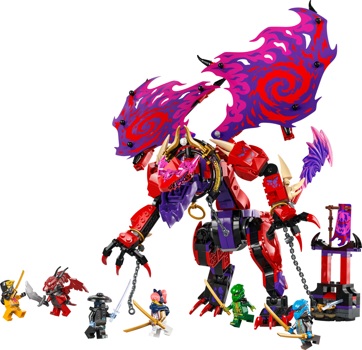 LEGO NINJAGO Thunderfang Dragon of Chaos 71832
