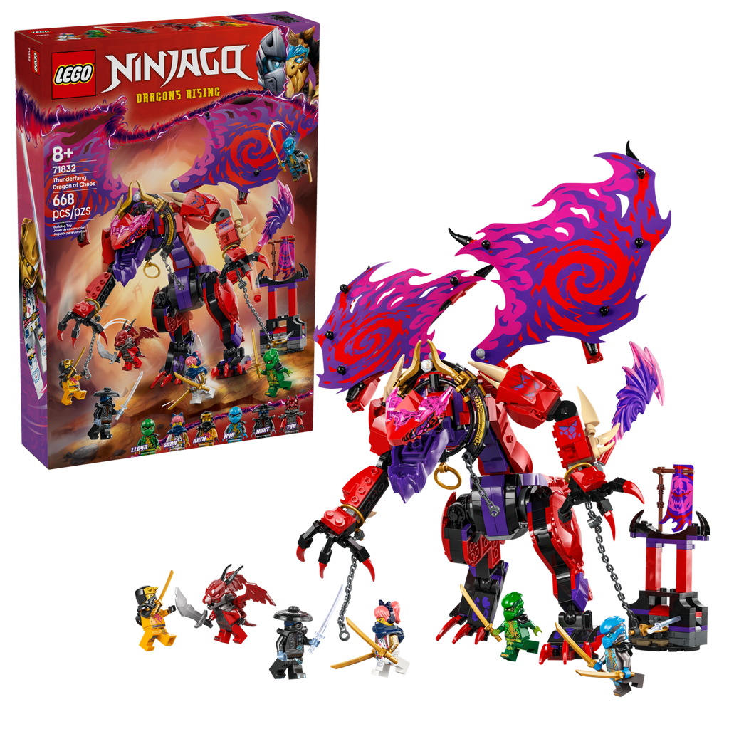 LEGO NINJAGO Thunderfang Dragon of Chaos 71832