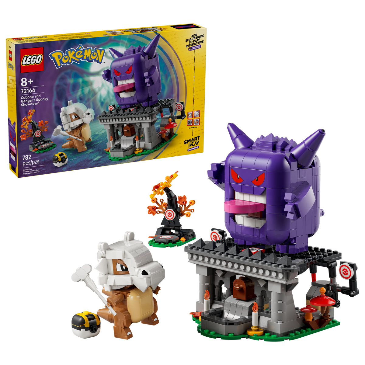 LEGO Pokémon SMART Play Cubone and Gengar's Spooky Showdown 72166