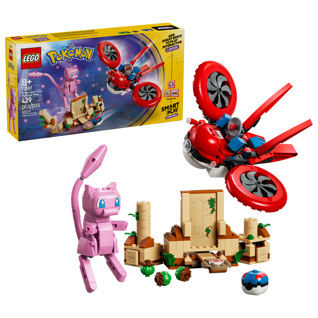 LEGO Pokémon SMART Play Drone Search for Mythical Mew 72161