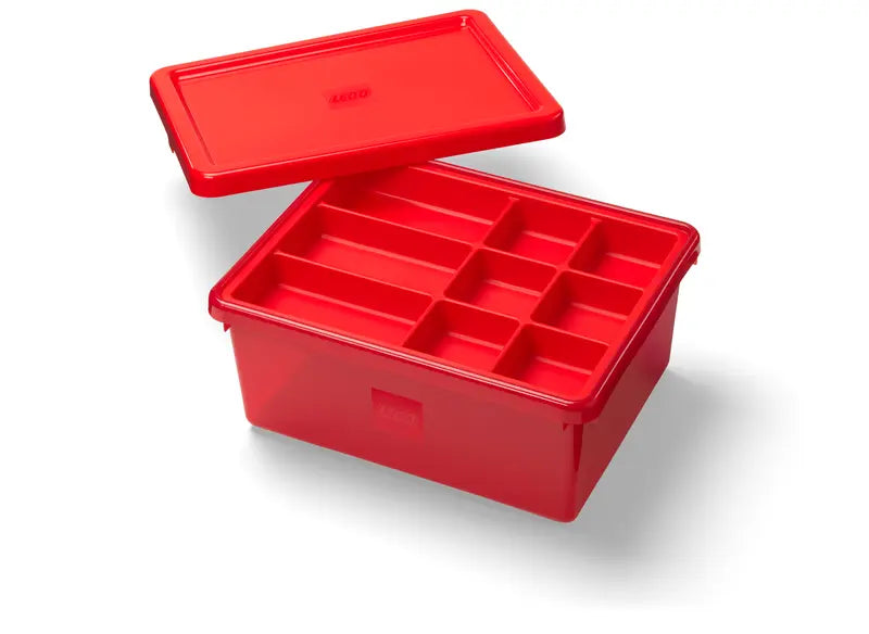 LEGO Red Compartment Storage Box