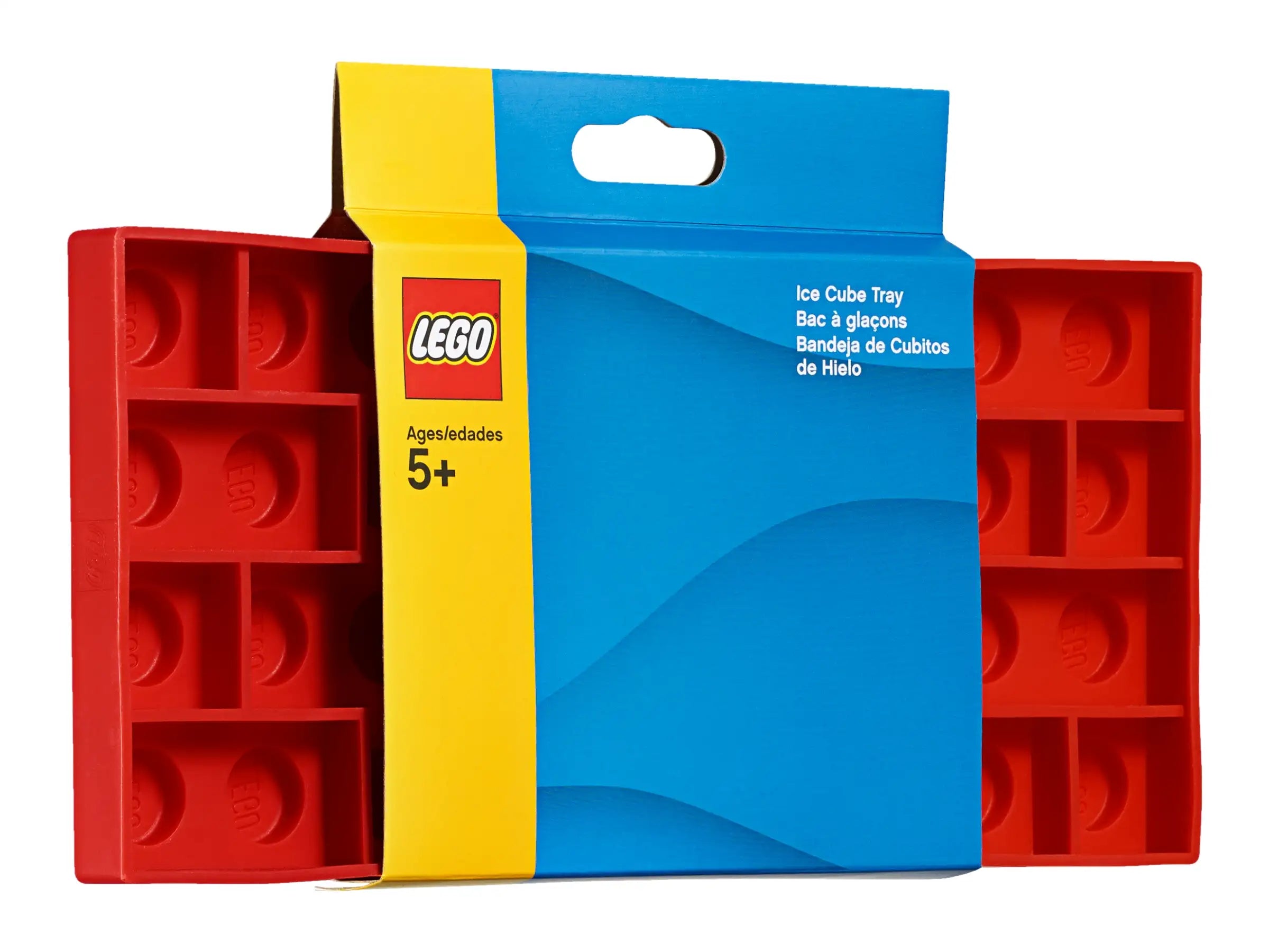 LEGO Red Ice Cube Tray 1x2 & 1x1 Bricks (Red)