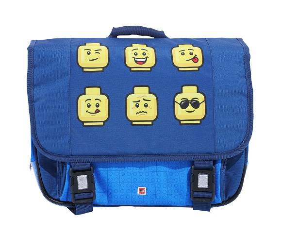 LEGO School Bag Classic Minifigure Heads - Blue