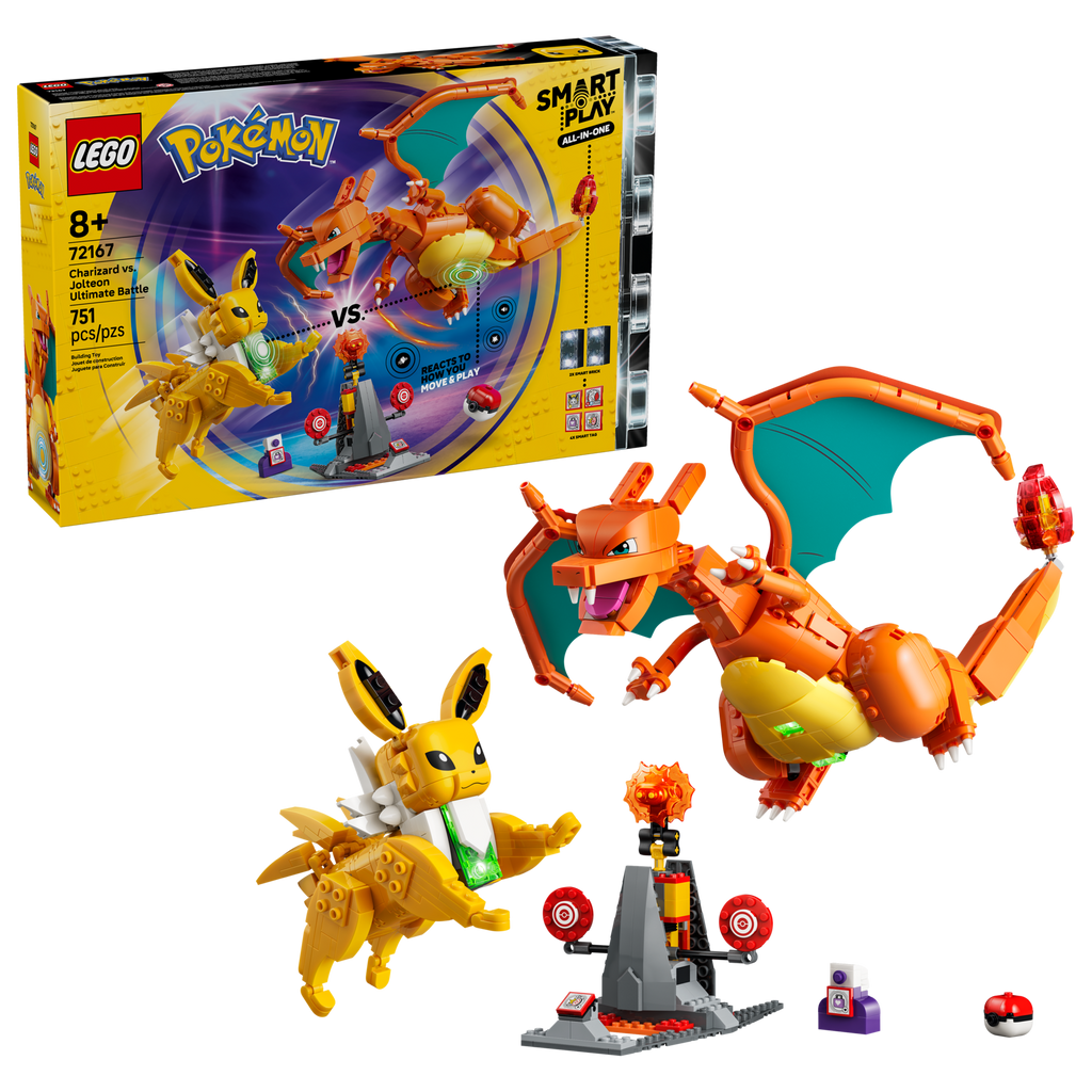 LEGO SMART Play Charizard vs Jolteon Ultimate Battle 72167