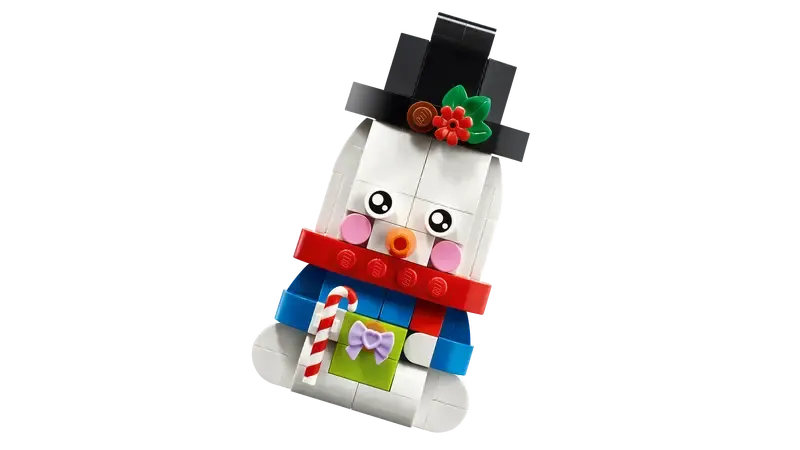 LEGO Snowman Ornaments-Bricking Lebanon