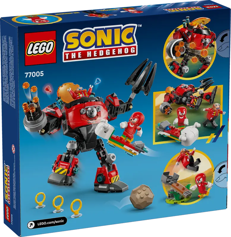 LEGO Sonic The Hedgehog Knuckles vs. Dr. Eggman Egg Crusher Mech