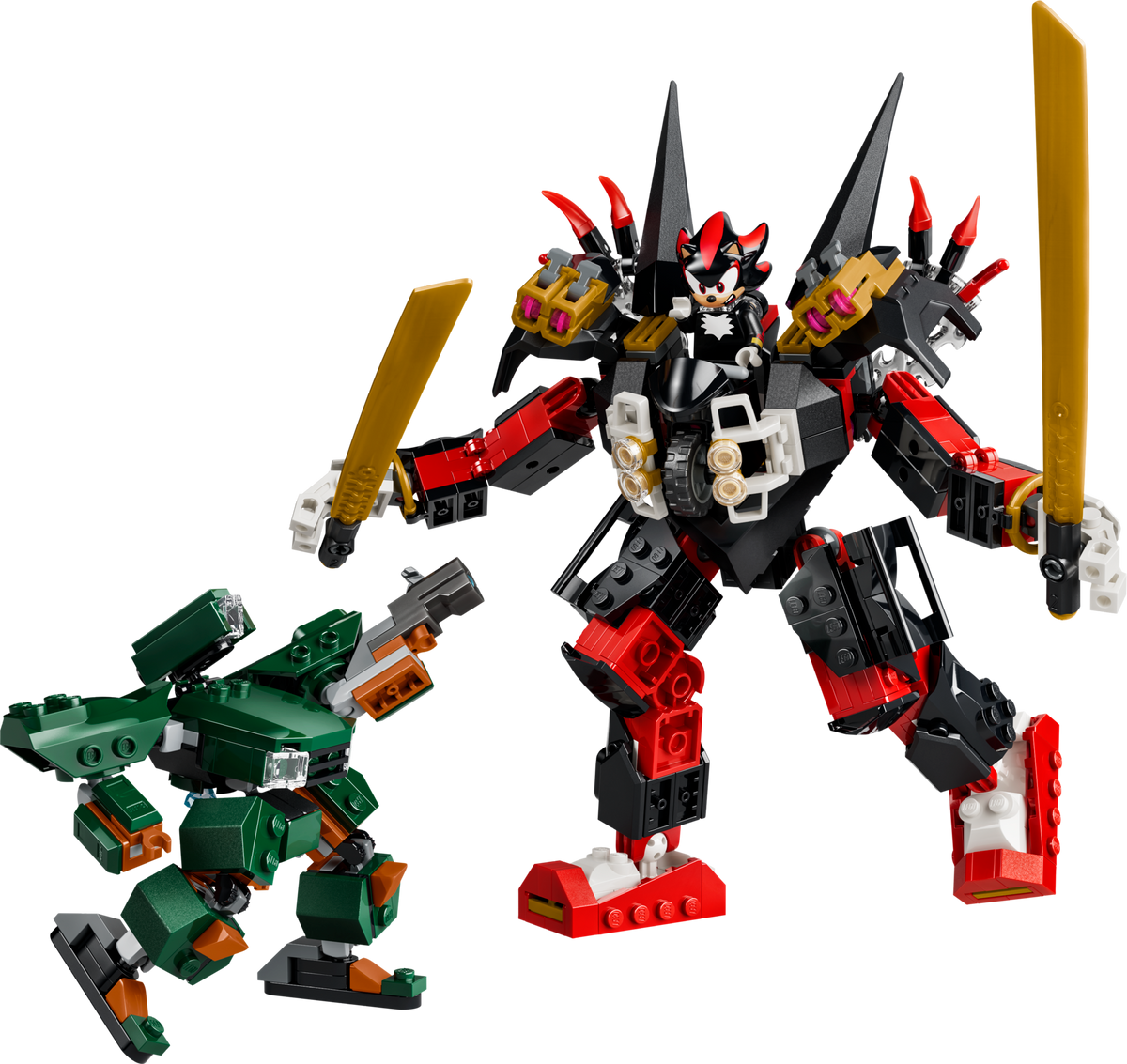 LEGO Sonic the Hedgehog Shadow's Mech vs. G.U.N. Trooper 77120