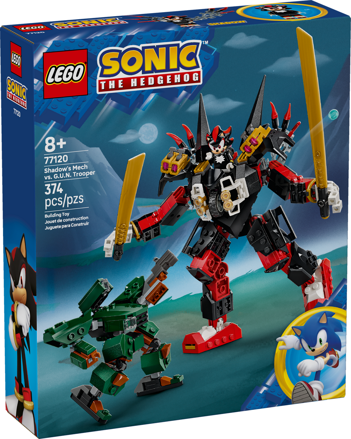 LEGO Sonic the Hedgehog Shadow's Mech vs. G.U.N. Trooper 77120