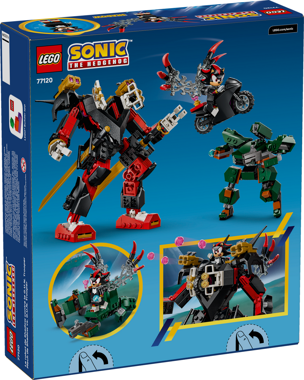 LEGO Sonic the Hedgehog Shadow's Mech vs. G.U.N. Trooper 77120
