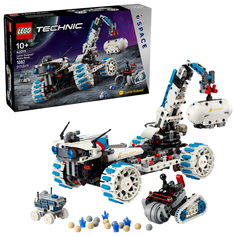 Lego Technic Lunar Outpost Moon Rover Space Vehicle