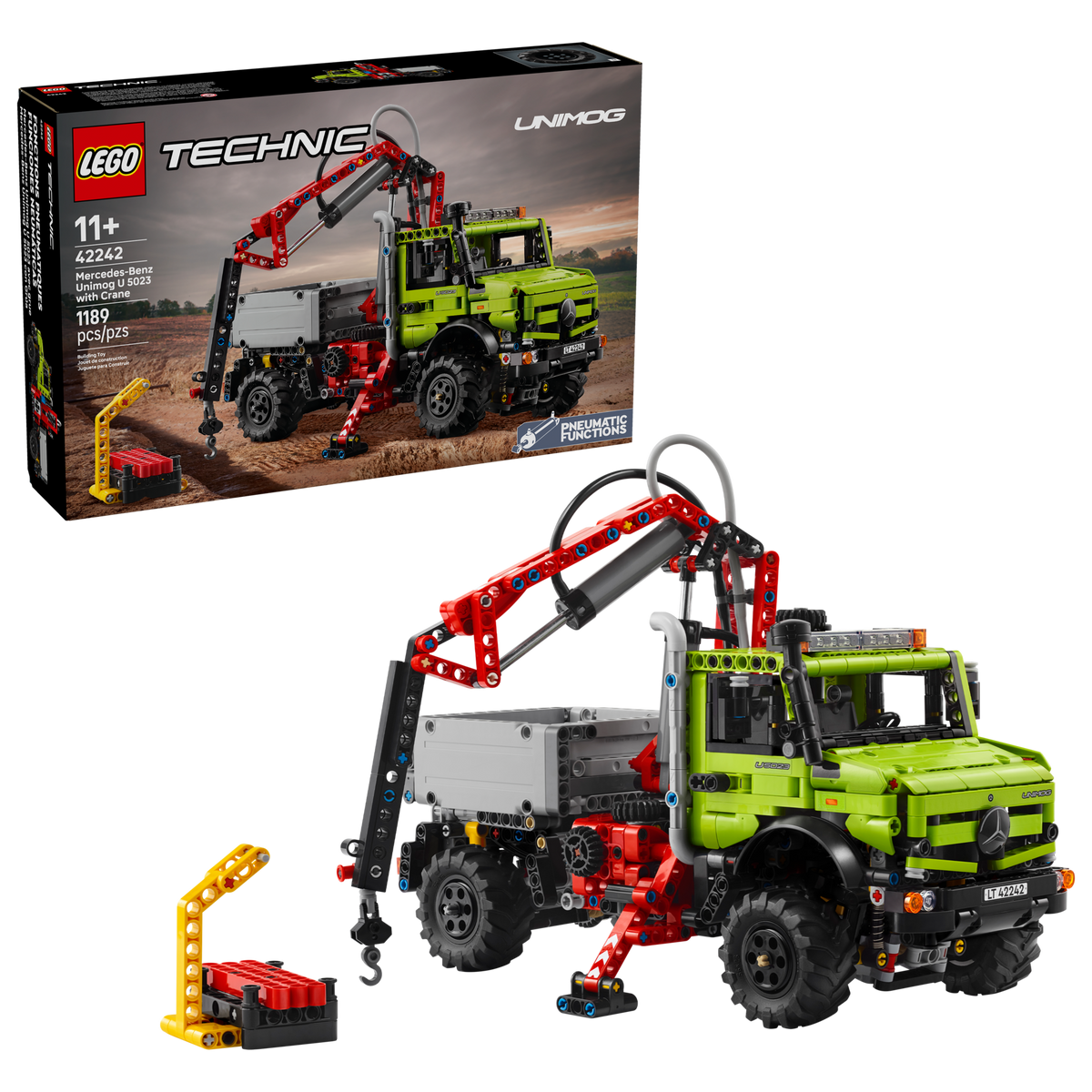 LEGO Technic Mercedes-Benz Unimog U 5023 with Crane 42242