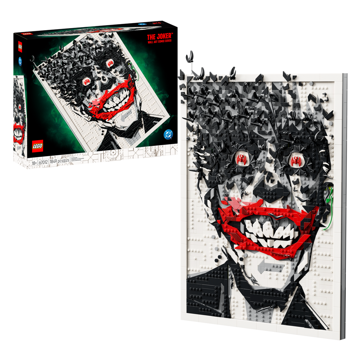 LEGO The Joker Wall Art Comic Cover 67012