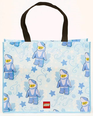 LEGO Tote Bag, Collectible Minifigures - Shark Suit Guy