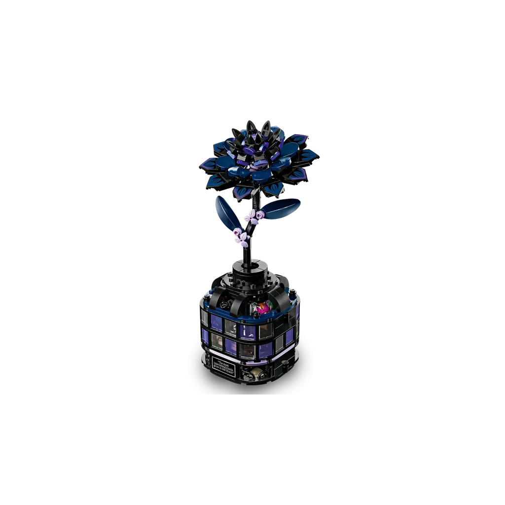 Lego Wednesday Black Dahlia Flower