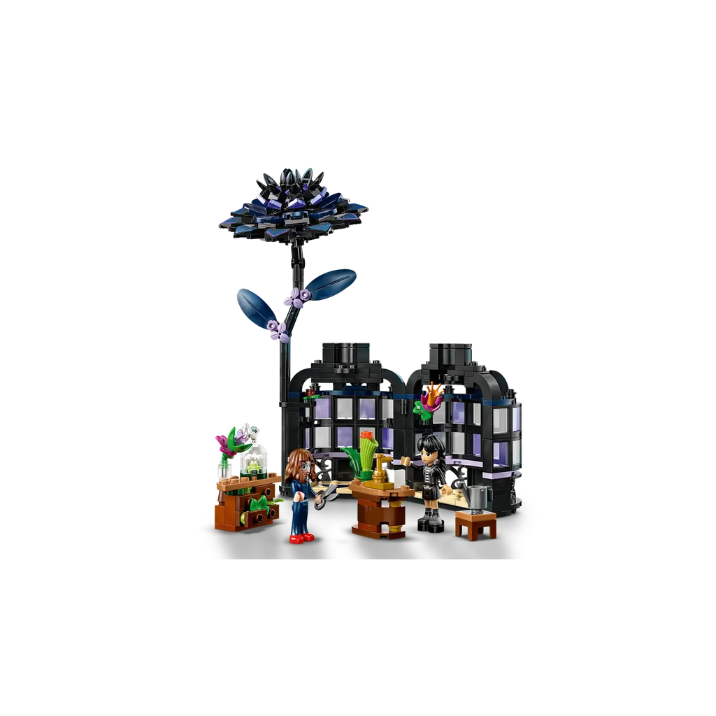 Lego Wednesday Black Dahlia Flower