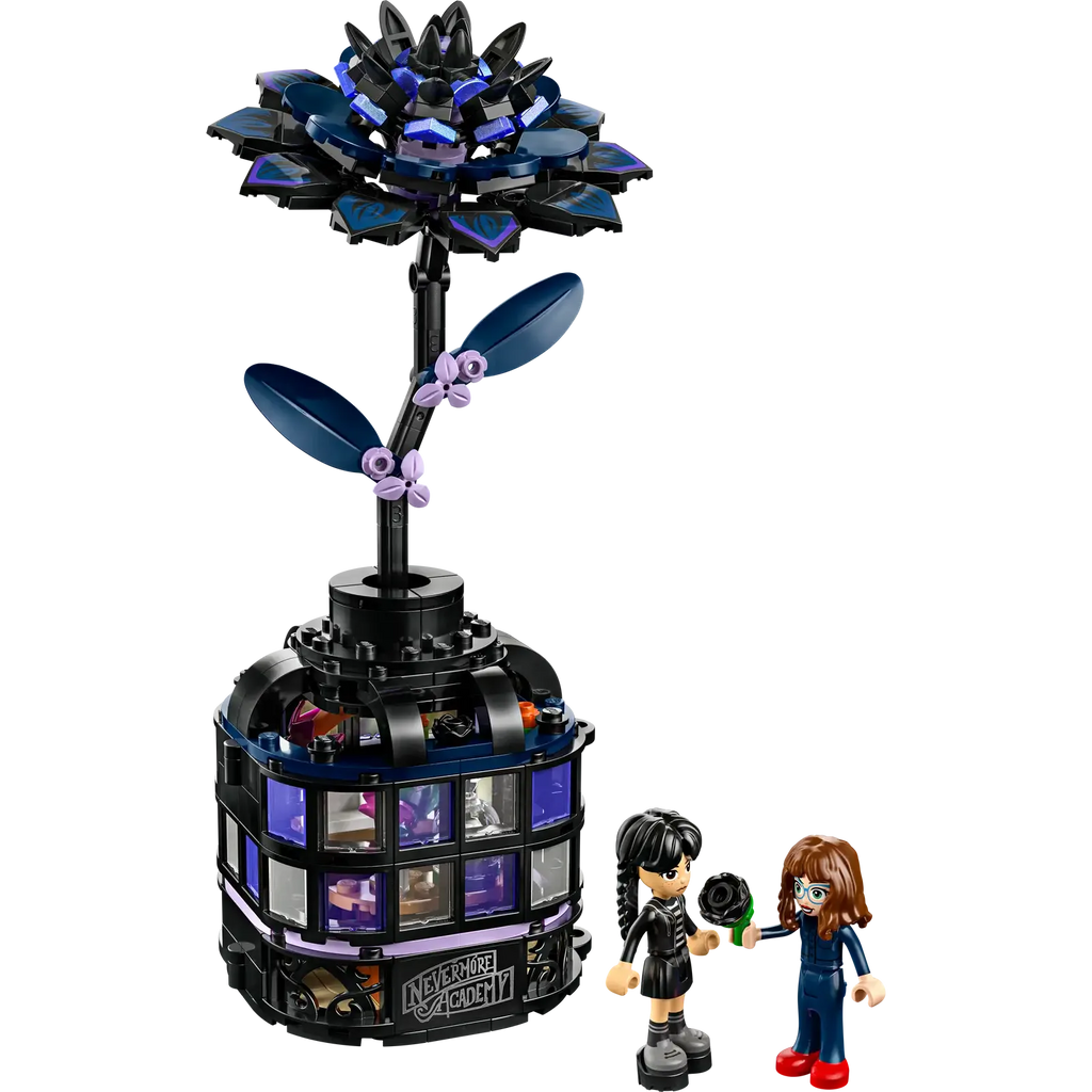 Lego Wednesday Black Dahlia Flower