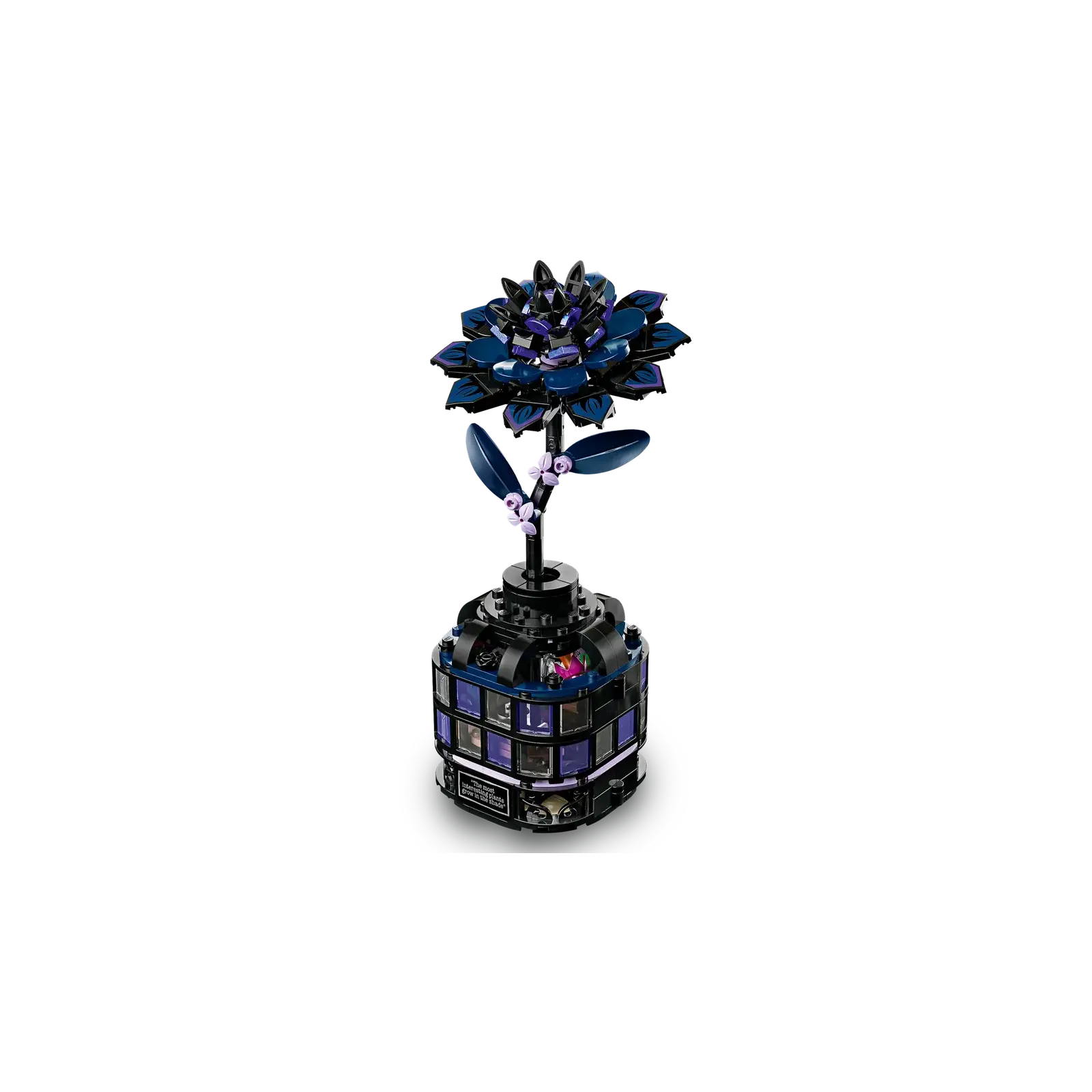 Lego Wednesday Black Dahlia Flower