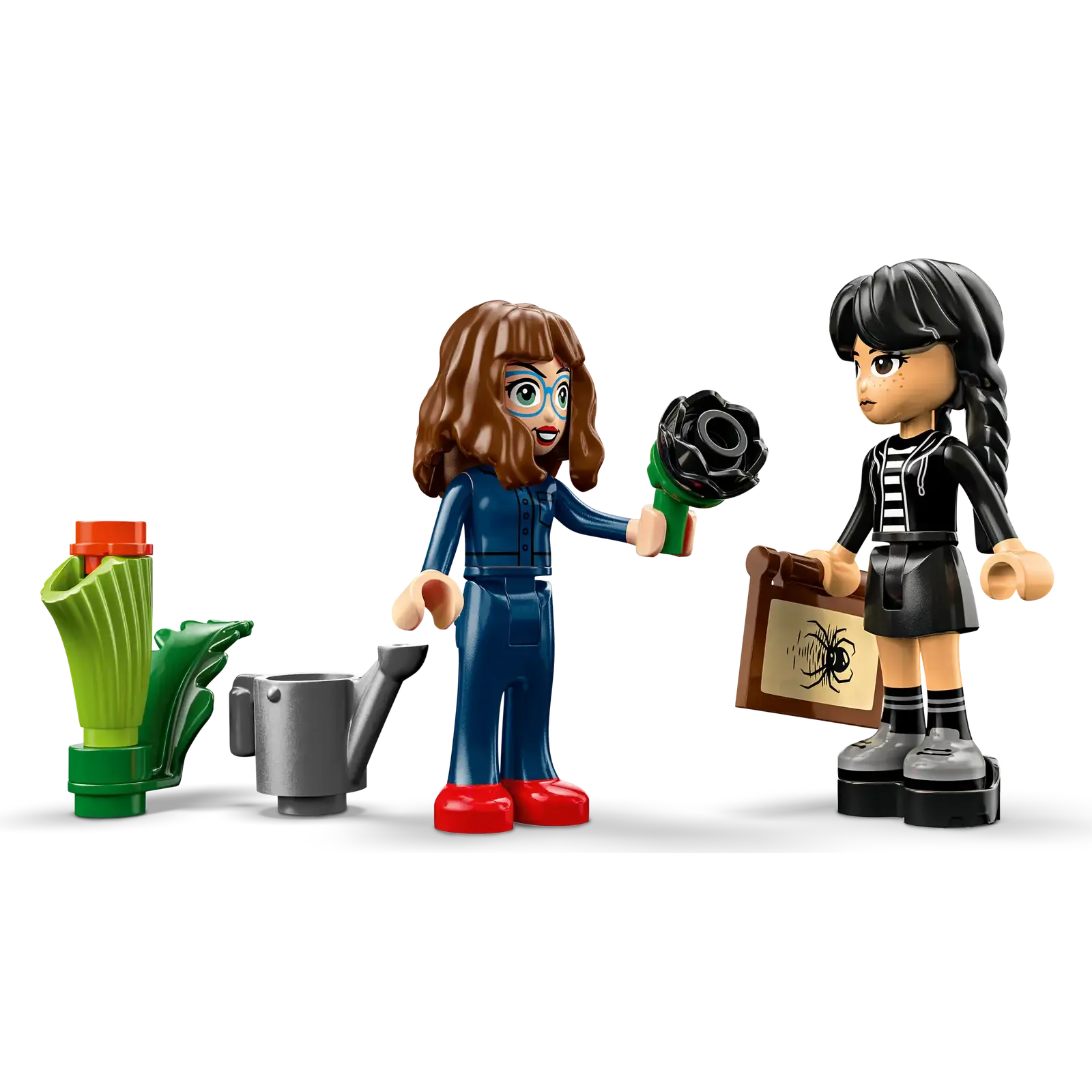 Lego Wednesday Black Dahlia Flower