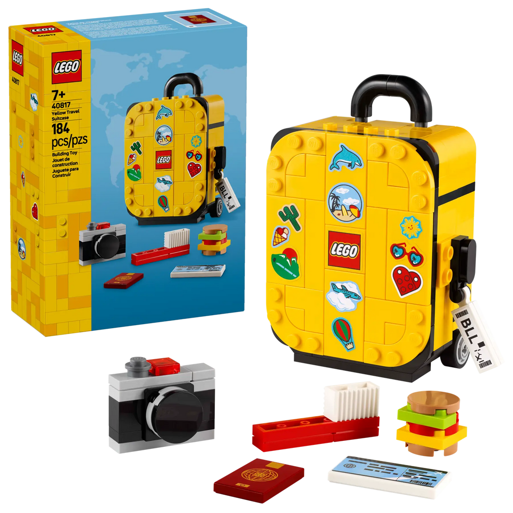LEGO - Yellow Travel Suitcase
